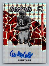 Curley Culp 2020 Panini Mosaic #S17 Scripts Autographs Chiefs