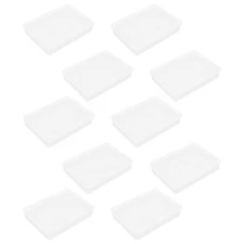 18 Pcs Transparent Playing Card Box Game Case Clear Storage Container
