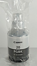CANON OEM GI-20 PGBK Ink Bottle Pixma G5020, 6020, 7020 MegaTank Printers -BLK