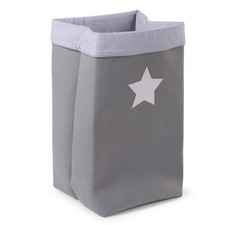 Cuddleco Canvas Storage Box 32 x 32 x 60 - Grey Stripes
