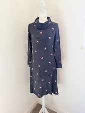 Rare Vintage 70s Diane von Furstenberg Rosebud Polka Dot Cowl Neck Midi Dress