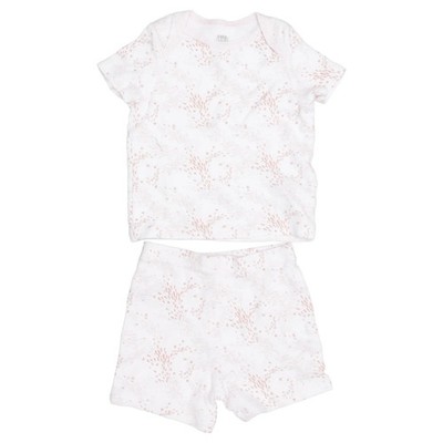 Fred & Flo, Pyjama, Größe: 74, Baumwolle, Weiß/Pink, Sonstiges #OP0