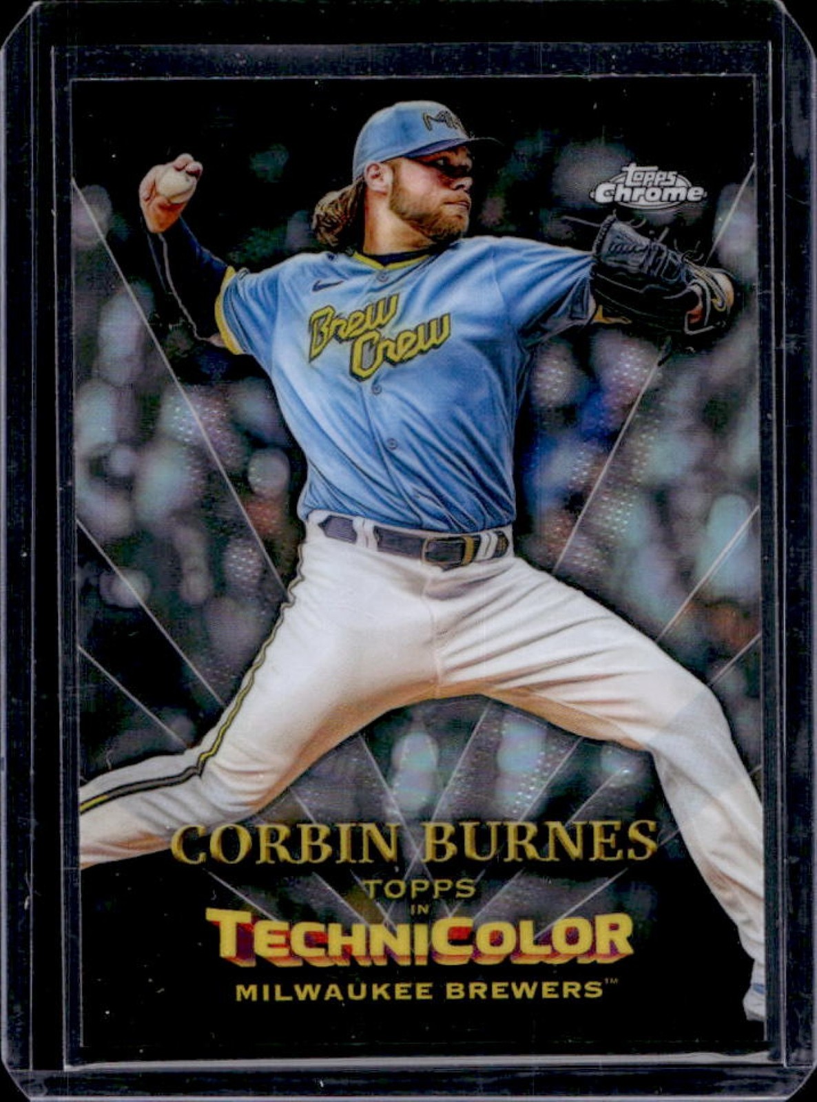 2023 Topps Chrome Corbin Burnes in Technicolor #TT-12 Brewers