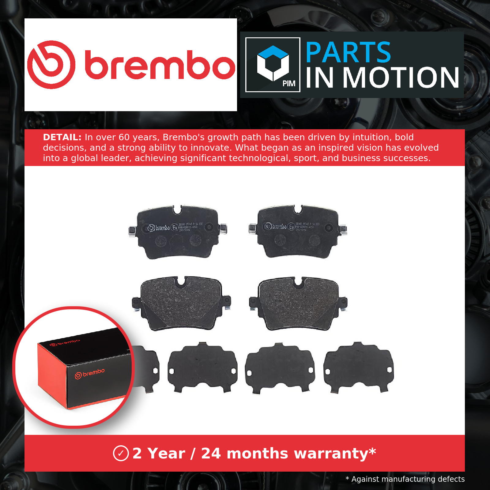 Fits BREMBO P 36 033 Brake Pad Set, disc brake P 36 033 Brake pads se ⭐UK Stock⭐ - Image 7