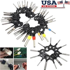66Pcs Wire Terminal Removal Tools Car Electrical Wiring Crimp Connector Pin Kits