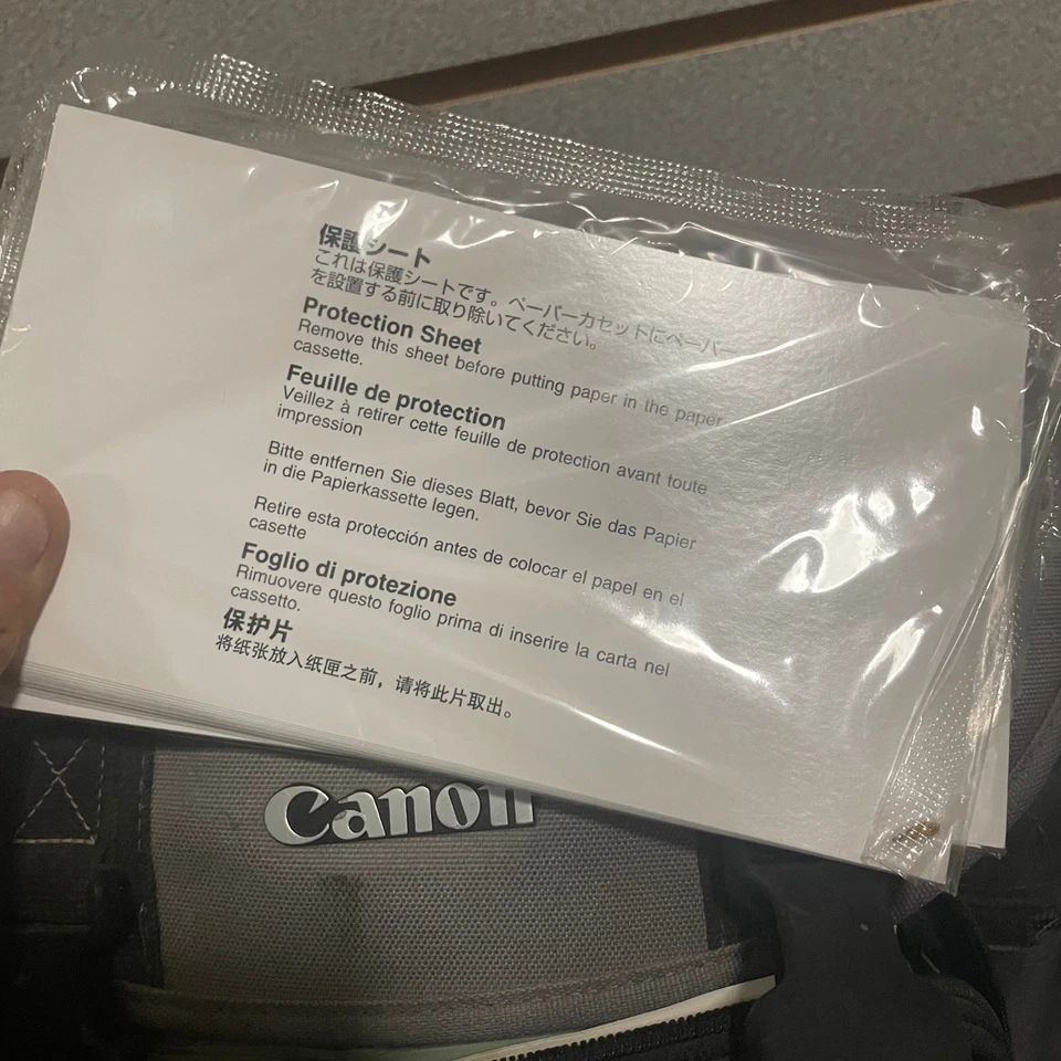 VTG Canon CP330 Compact Photo Printer Backpack Case Charger Ink Paper Postcards - Image 2 of 4