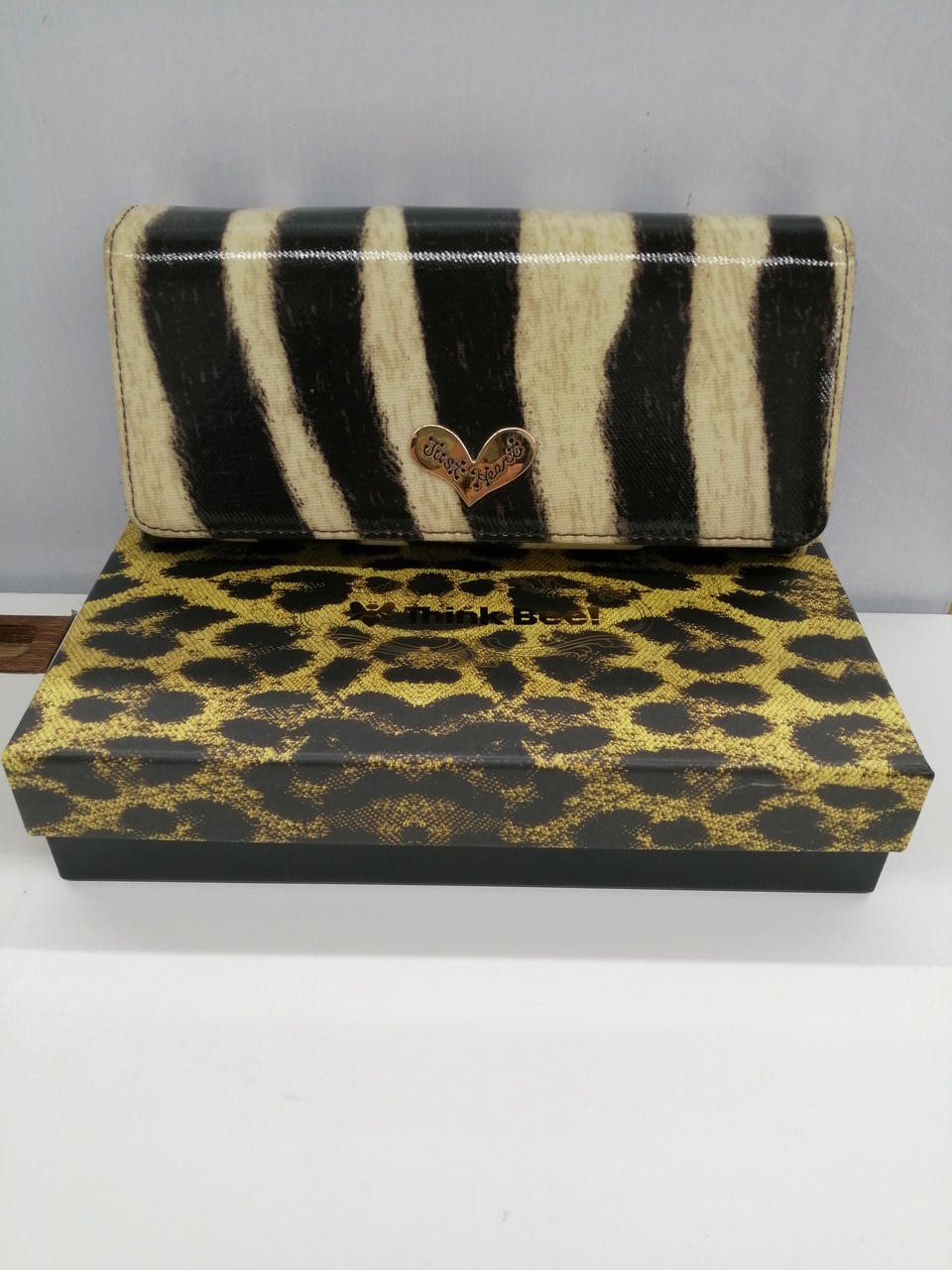 Long wallet Model number Zebra pattern THINK BEE - image 1