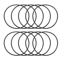 10 StüCk Dichtungsring O-Ring Gummi Dichtung ÖLdichtung 75Mm X 80Mm X 2.3Mm