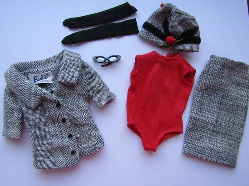 1963 Vintage Barbie Career Girl Almost Complete Outfit #954 Minty