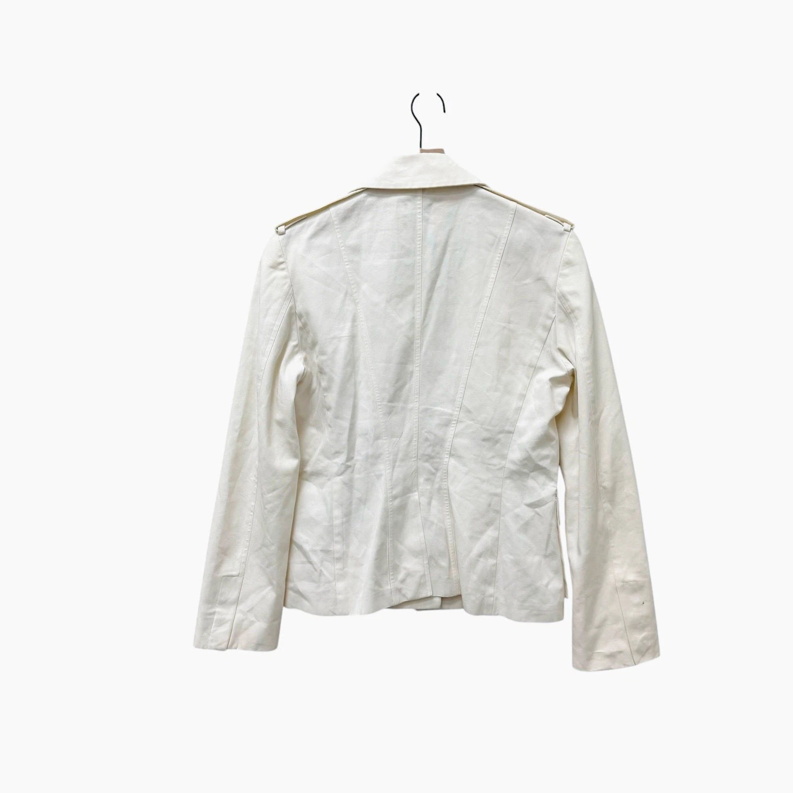 Giacca biker Gucci vintage bianca donna taglia 44