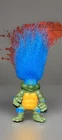 vintage 1993 Playmates Teenage Mutant Ninja Turtles Leonardo Troll action figure