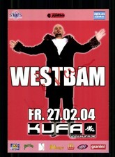 Westbam Autogrammkarte Original Signiert # BC 229350