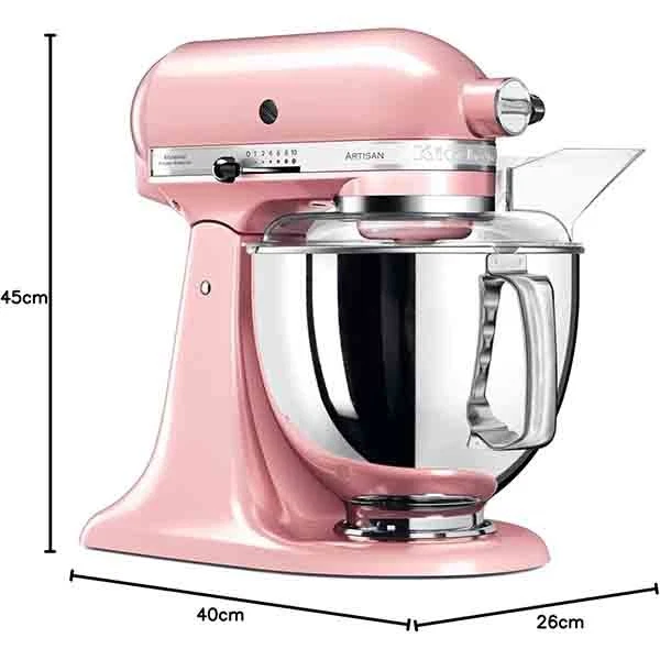 Robot culinaire KitchenAid 5KSM175PSEDR, 4,8 L, rose séchée - Photo 3/4
