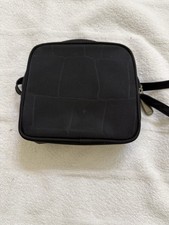 DKNY Mini Crossbody Bag Black Nylon 5.5 X 5 X 1.5 Inches Pewter Hardware