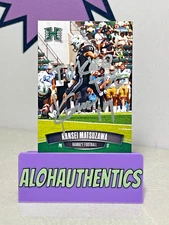 KANSEI MATSUZAWA SIGNED HAWAII WARRIORS 2025 CHOICE FOOTBALL CARD TOKYO TOE 7-11