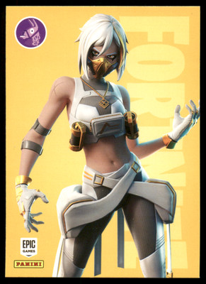2021 Panini Fortnite Series 3 Double Agent Hush #123 Non Holo Epic Near Mint NM
