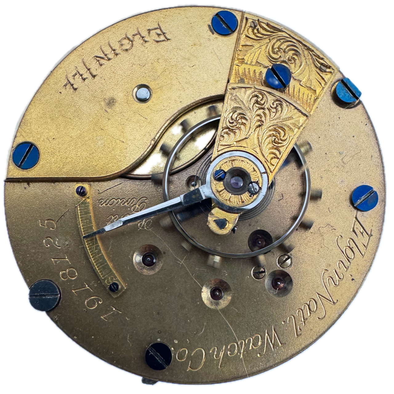 Antique 1886 Elgin 11 Jewel 18s Mechanical Pocket Watch Movement USA