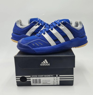 *NEU* 2006 Adidas Court Magnetic Blau Indoor UK 9,5 / EUR 44