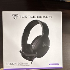 Turtle Beach Recon 200 Gen 2 Wired Over-Ear Gaming Headset Black