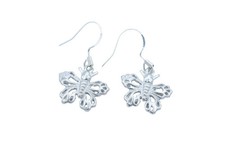 10th Anniversary Earrings Butterfly Design Gift UK