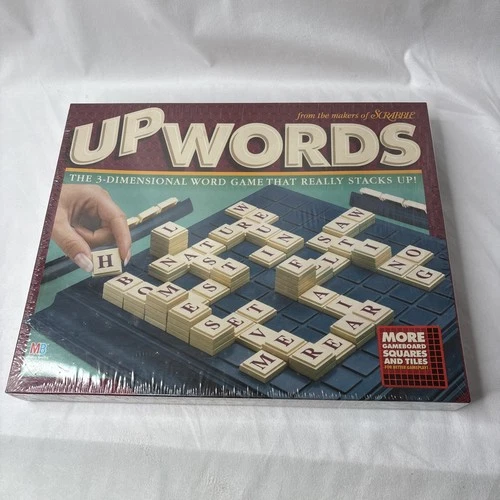 VINTAGE UpWords 3-Dimensional Word Board Game Milton Bradley 1997 New/Sealed