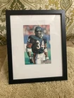 Rare Framed Walter Payton Autograph BEARS Signed Photo With COA