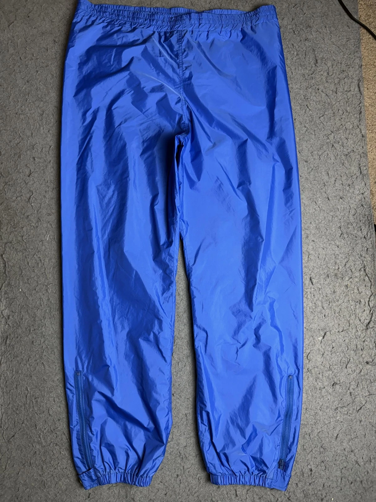 Vintage L.L.Bean Rain Pants Mens Large Blue Gore-Tex Stowaway Made USA 90s
