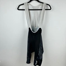 Mens Cycling Bib Shorts Size Medium Black Gray Padded Bike Cycle Athletic