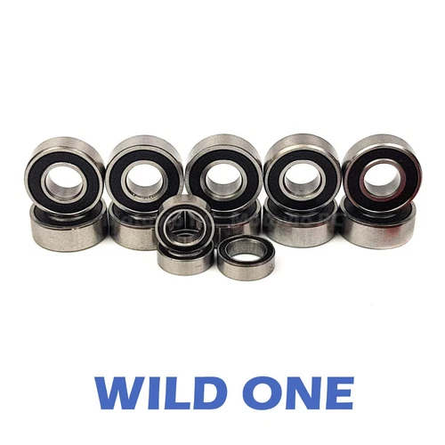 Bearing Set for TAMIYA WILD ONE 58525 58695 BLOCKHEAD RUBBER Seals - Picture 1 of 4