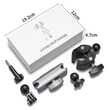 Bike Motorcycle Handlebar Clamp Holder Clip GoPro Insta360 W 360 Insta 360 DJI