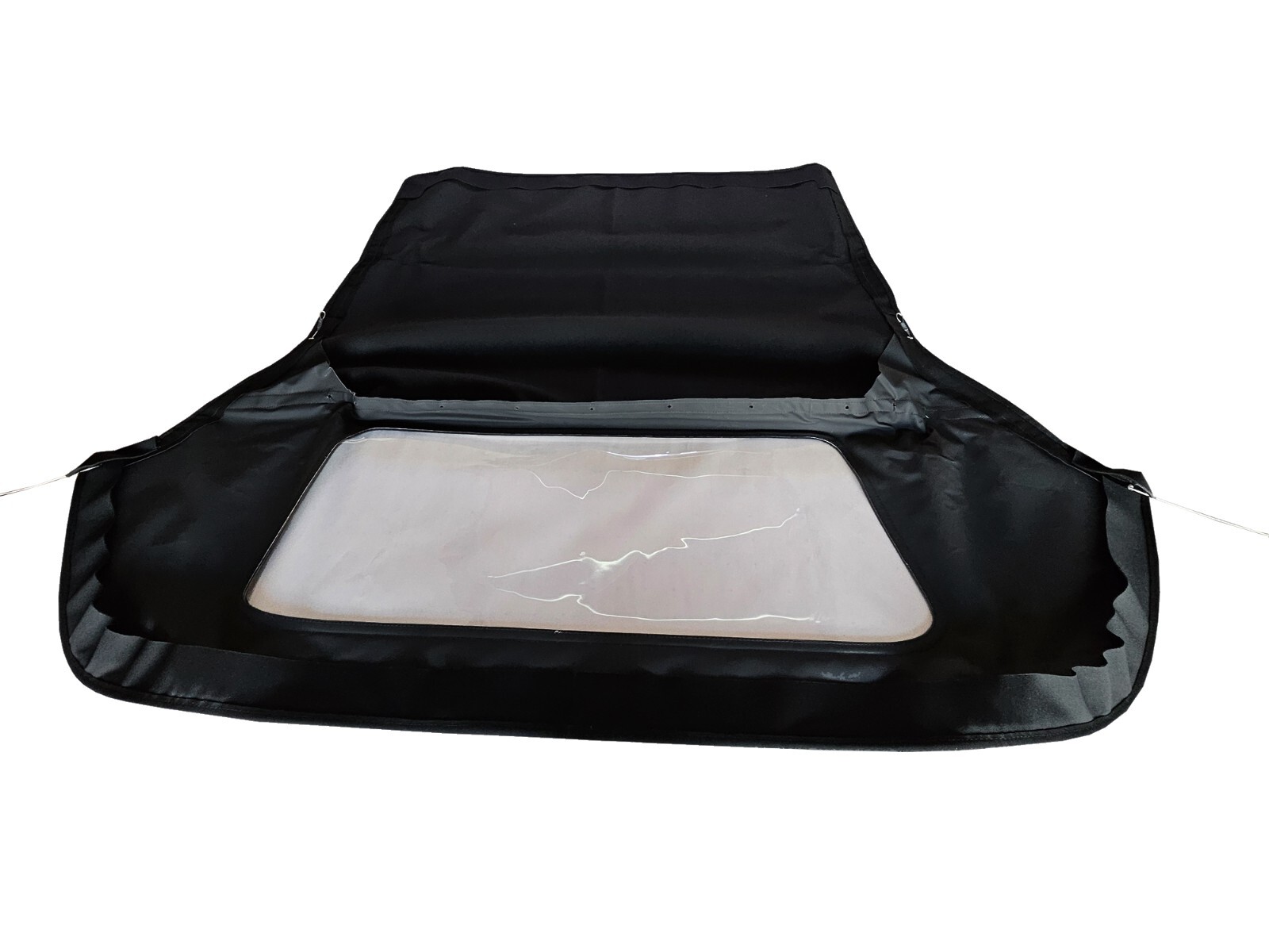 Fits: Maserati BiTurbo & Zagato Soft Top 86-89 Haartz Black German Canvas