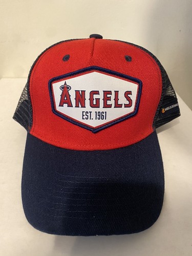 Los Angeles Angels Trucker Hat SGA 5/19/23 Adjustable Baseball Cap Patch Red