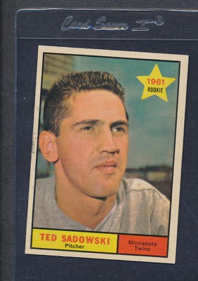 1961 Topps #254 Ted Sadowski Twins EX *3005