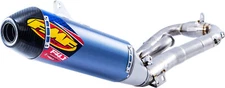 FMF Racing Factory 4.1 RCT System Blue Anodized Ti Muffler W/ Carbon Cap 044457