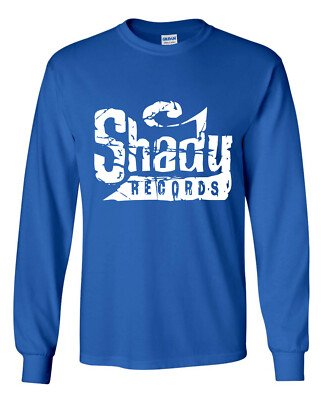 Shady Records Long Sleeve T-Shirt - Eminem - Detroit Hip Hop