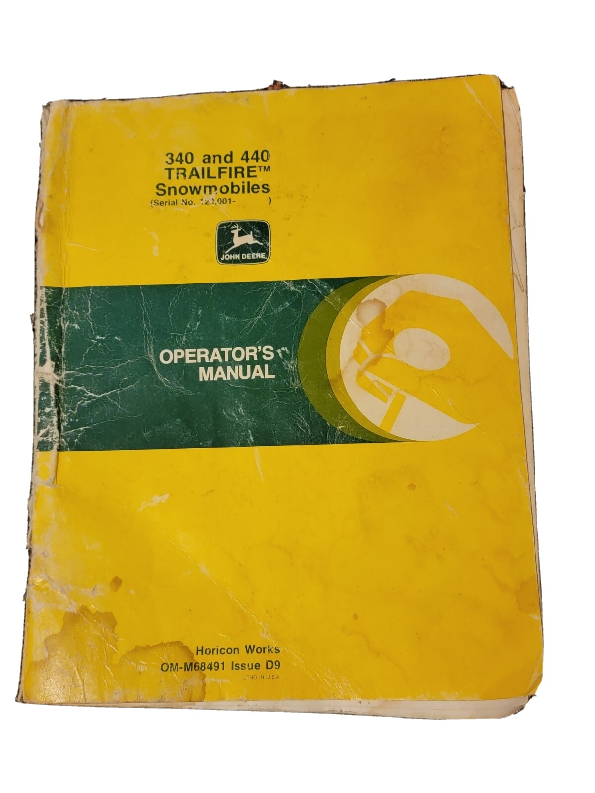 John Deere Trailfire 340 440 oem owners manual original eBay