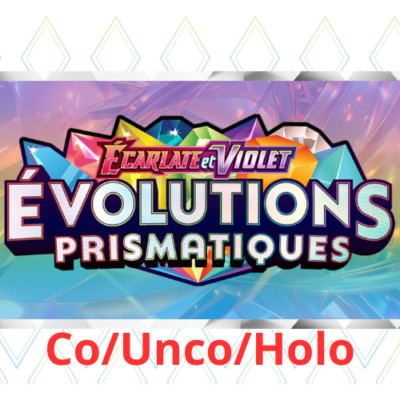Pokemon Karte DE EV8.5 Prismatische Evolutions CO/UNCO/HOLO zur Auswahl!