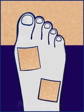 MOLESKIN   Blister Corn Callus Super Soft Padding Protects Feet x3 Sheets Pack