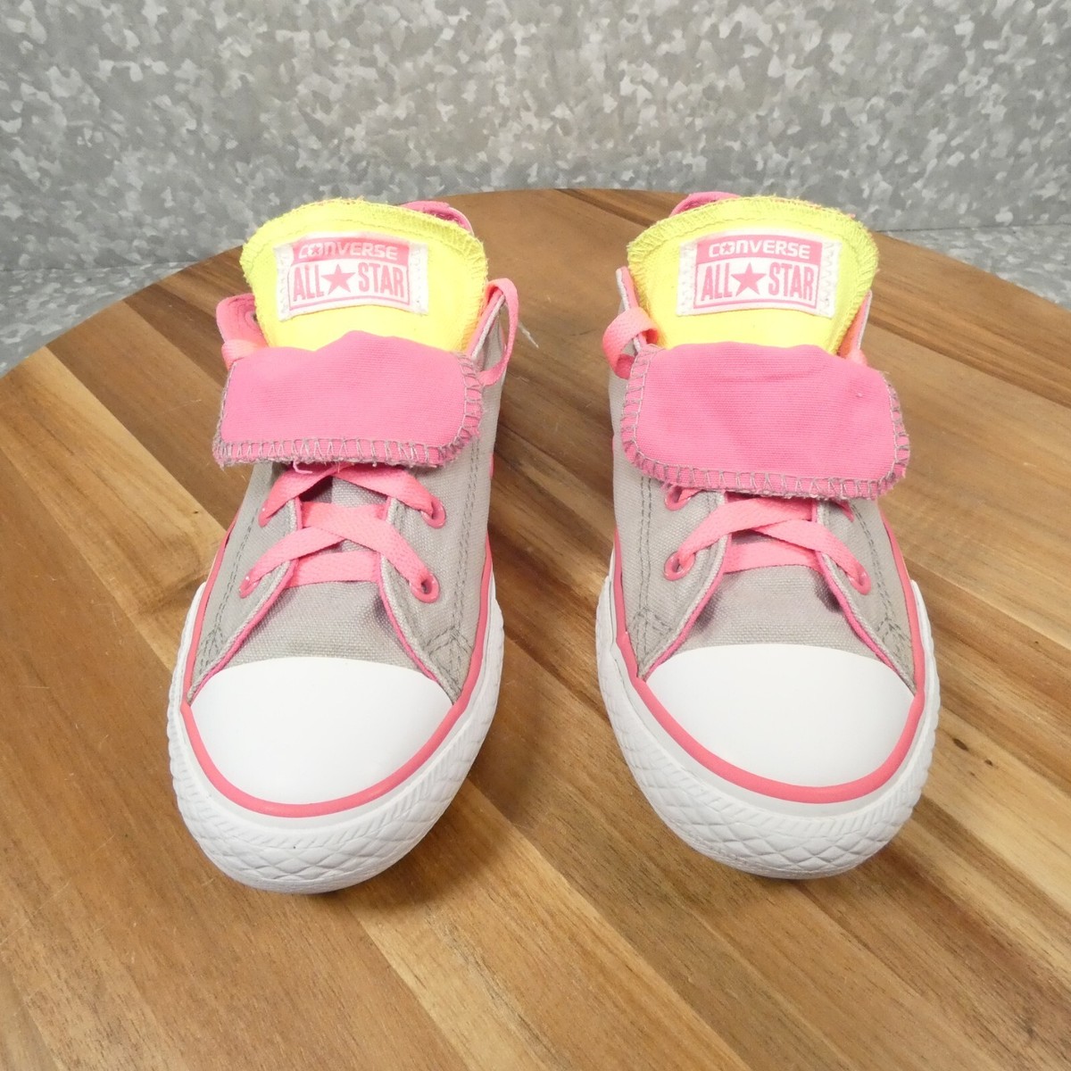 Converse Chuck Taylor All Star Sneakers Junior 3 Gray Pink