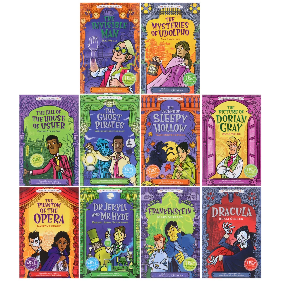 The Creepy Classics: Children’s Easy Classics 10 Books Box Set - Ages 7-11 - PB - Image 2 of 4