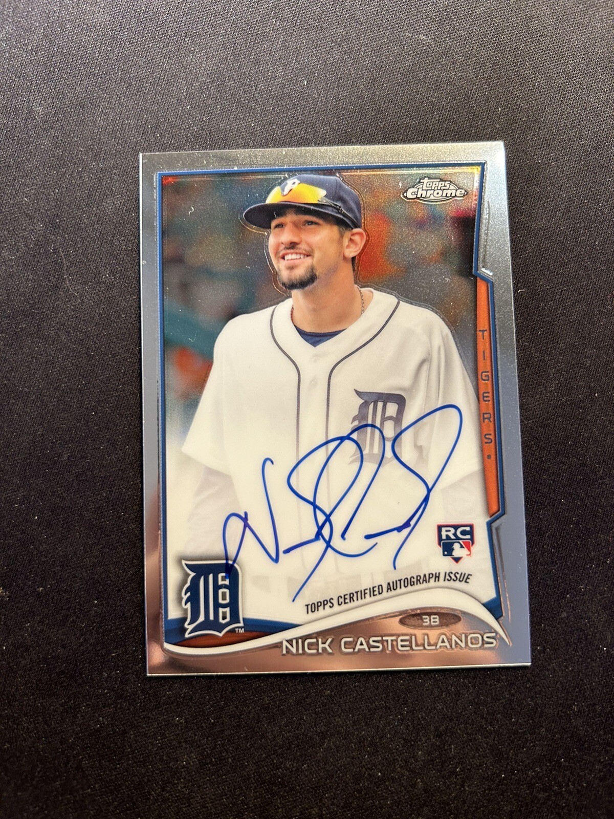 Nick Castellanos 2014 Topps Chrome #4 RC Auto Rookie Tigers Phillies