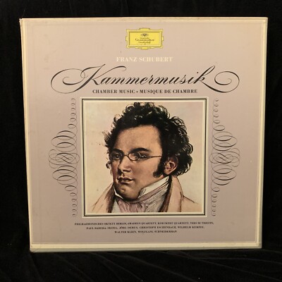 SCHUBERT Chamber Music - Quintets Quartets Trios Sonatas, DGG TULIP 8LP BOX 1965