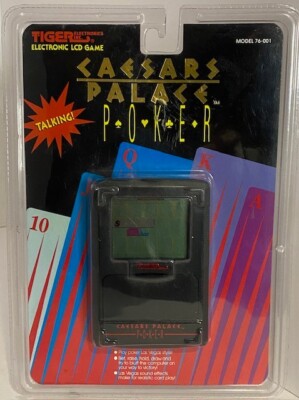 Tiger Electronics Game Caesar s Palace Poker New LCD GAME