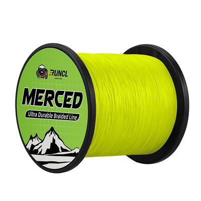 Braided Fishing Line Merced 4 Strand Braided Line - Proprietary Weaving Tech ...