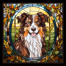 Australian Shepherd Large Refrigerator Magnet