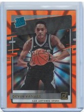 Devin Vassell 2020-21 Donruss #206 Holo Orange Laser San Antonio Spurs