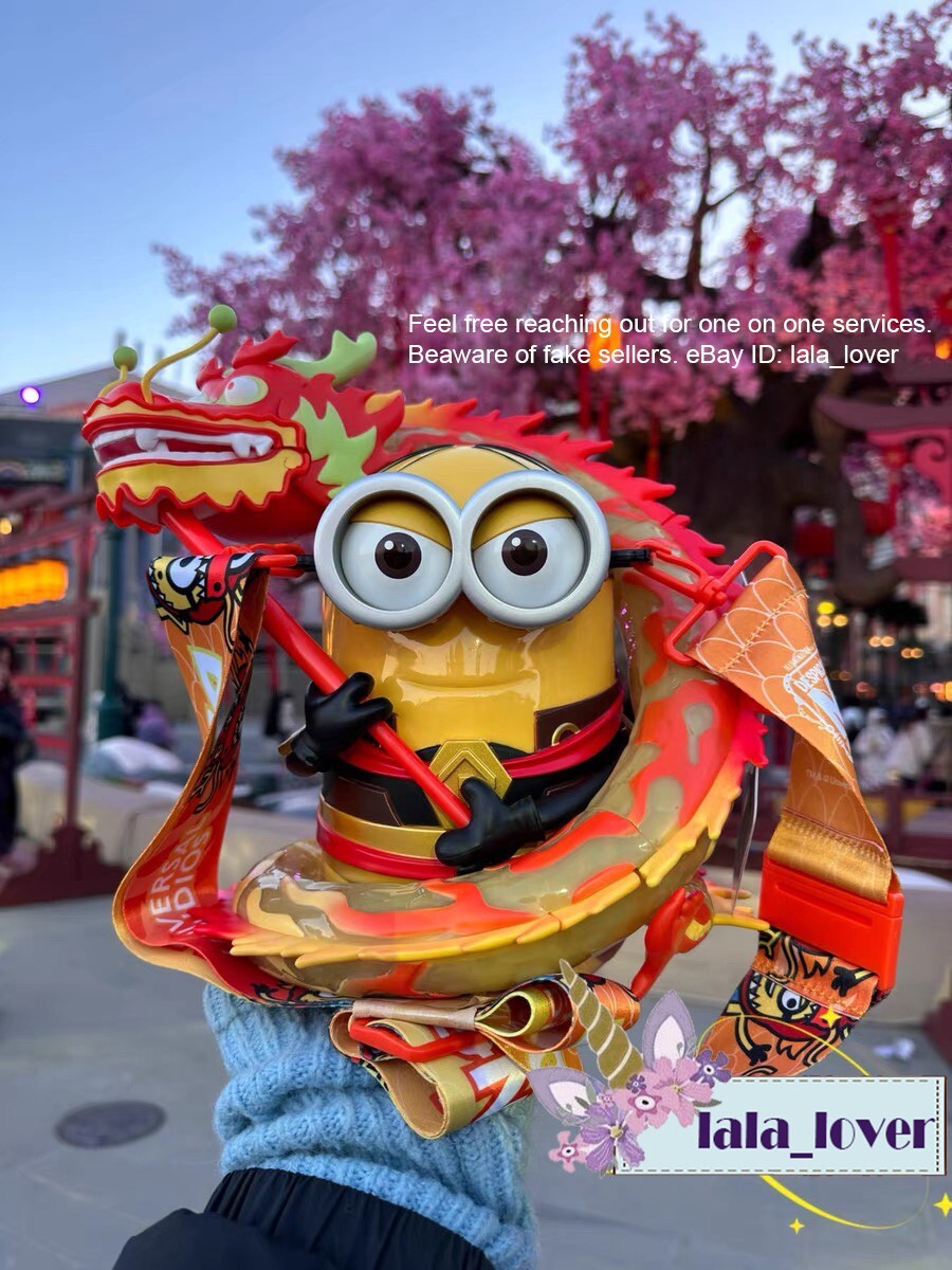 Universal Studios Beijing Minions Year of Dragon Popcorn Bucket