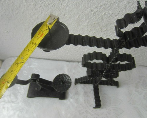 2 x Schmiedeeisen Vintage Kerzenständer Kerzenständer Mensch / Mensch geformt, Metall - Bild 5 von 10