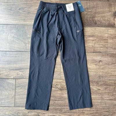 Abercrombie Kids NWT A&F Club Pants Youth Boys Size 7/8 Black Athletic Joggers