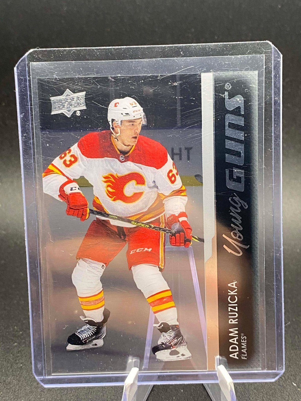 2021-22 Upper Deck Adam Ruzicka Young Guns Clear Cut #465 UD Series 2 Rookie